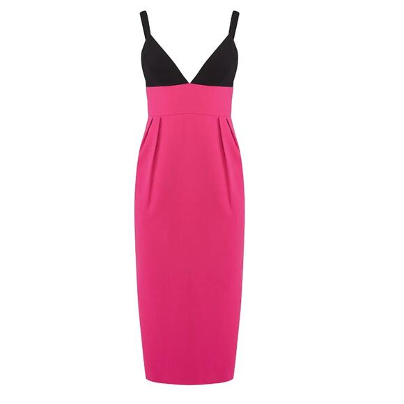 Jill Jill Stuart Begonia Colorblock Two Tone Sheath Dress Size 2 - Picture 6 of 8
